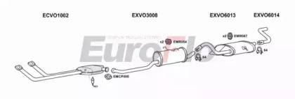 Система выпуска ОГ EuroFlo VO96030 3001C